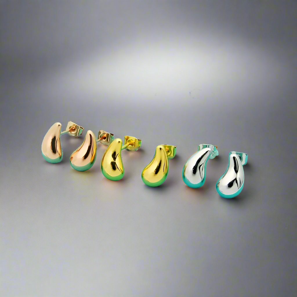 Pnstime T Horn Earrings - Image 2