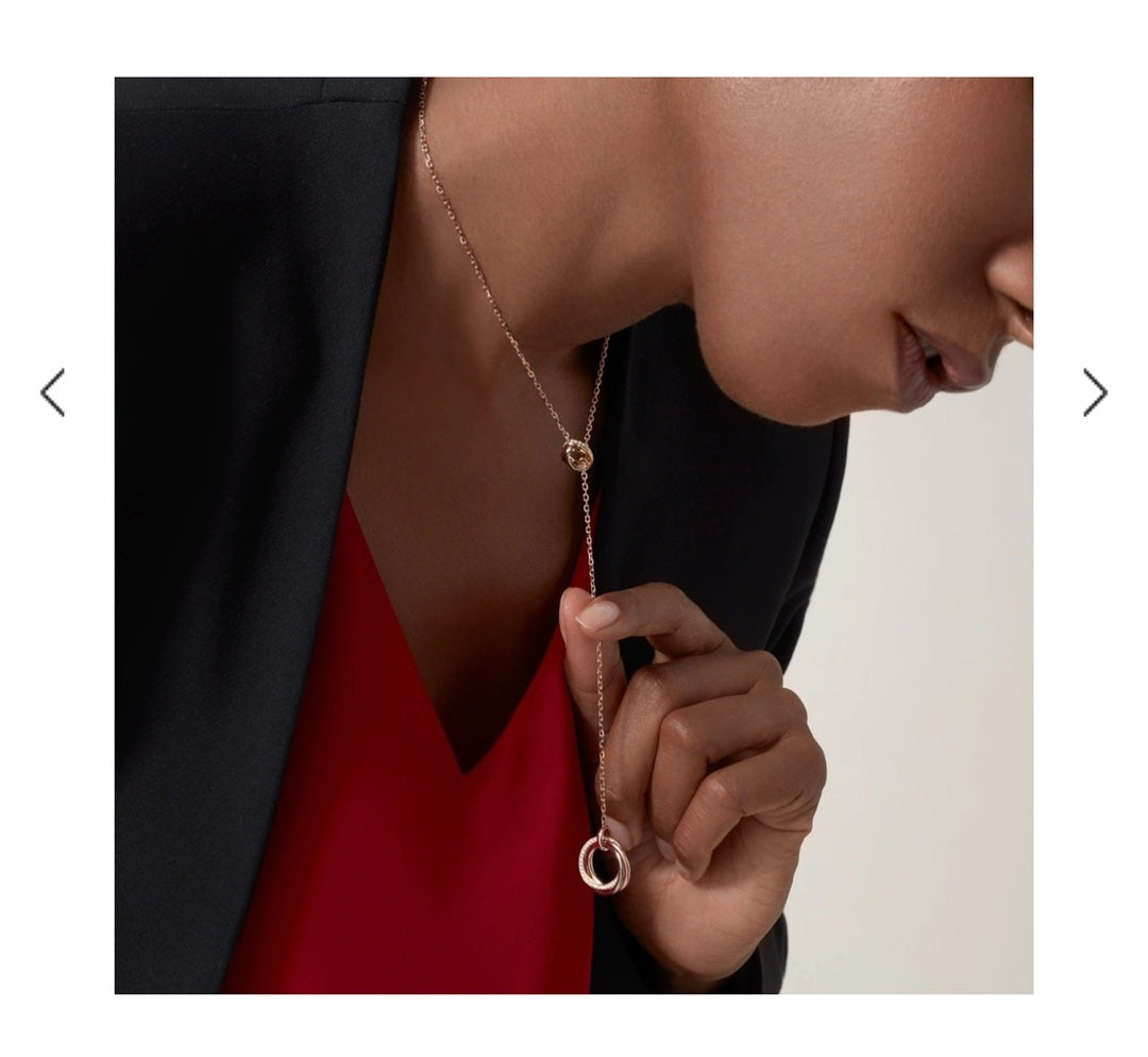 Pnstime Trinity Diamonds Necklace - Image 3