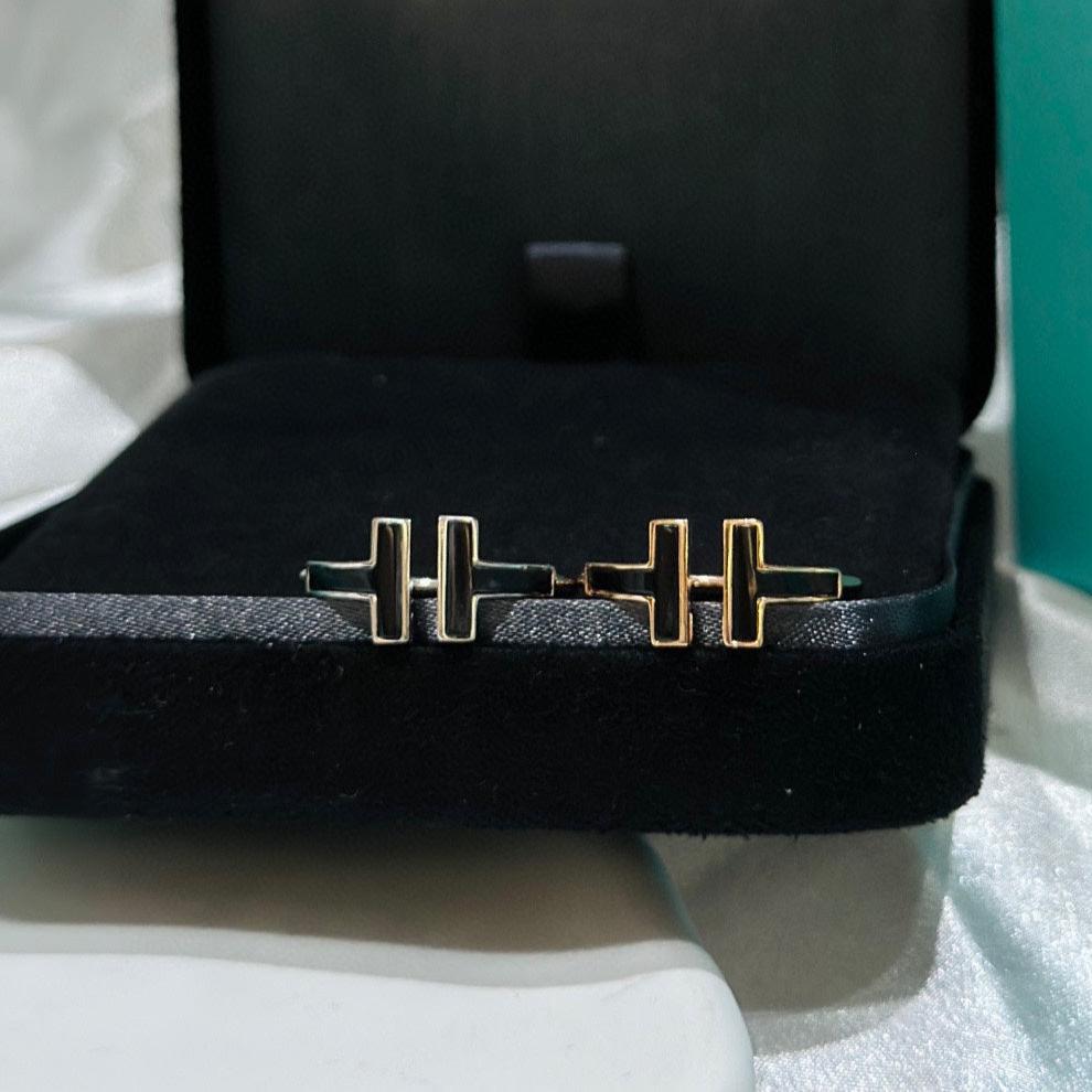 Pnstime T Black Onyx Wire Ring - Image 7