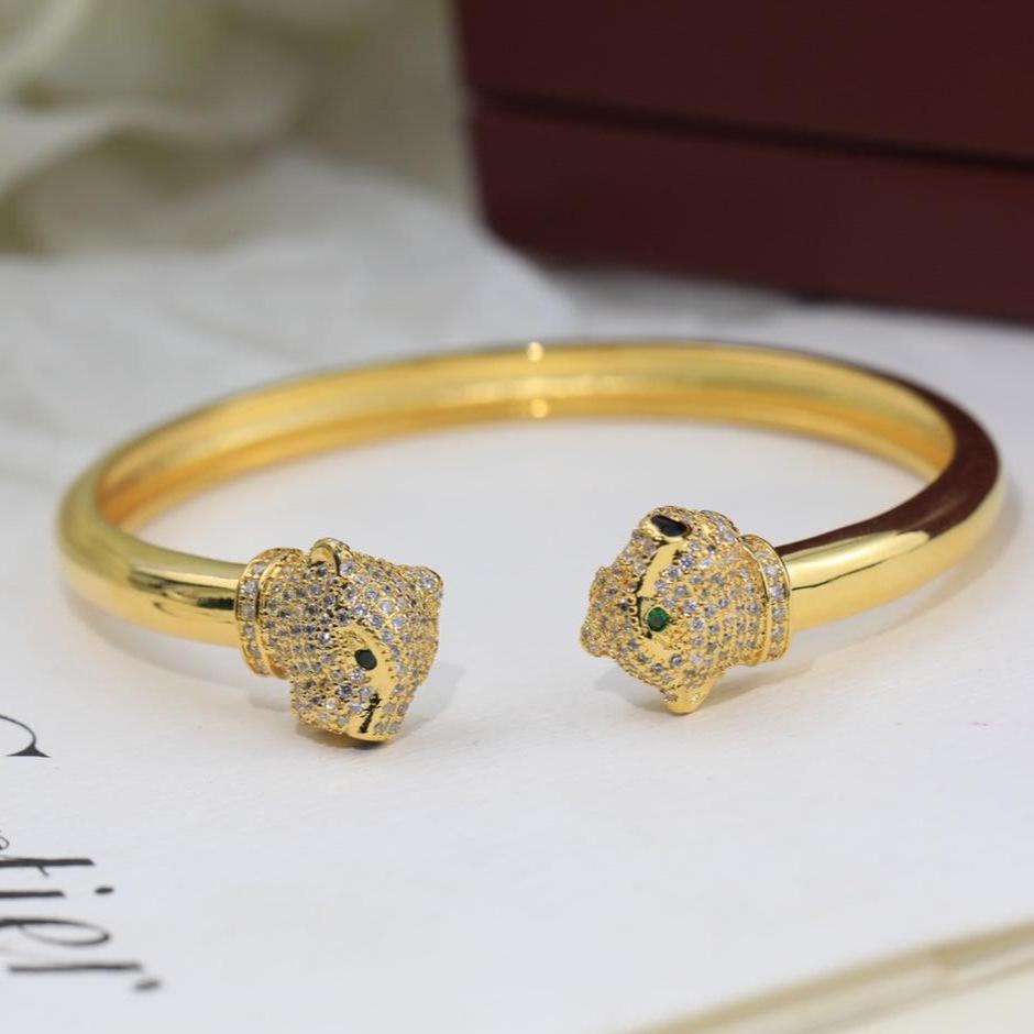 Pnstime Two Panthère De Bracelet Couple Women - Image 4