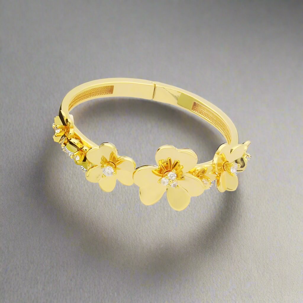 Pnstime Frivole Seven Flowers Bracelet Elegant Women - Image 4