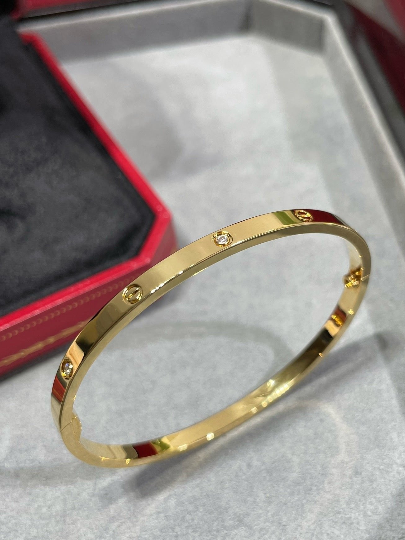 Pnstime Love Ten Diamonds Small Bracelet Elegant - Image 2