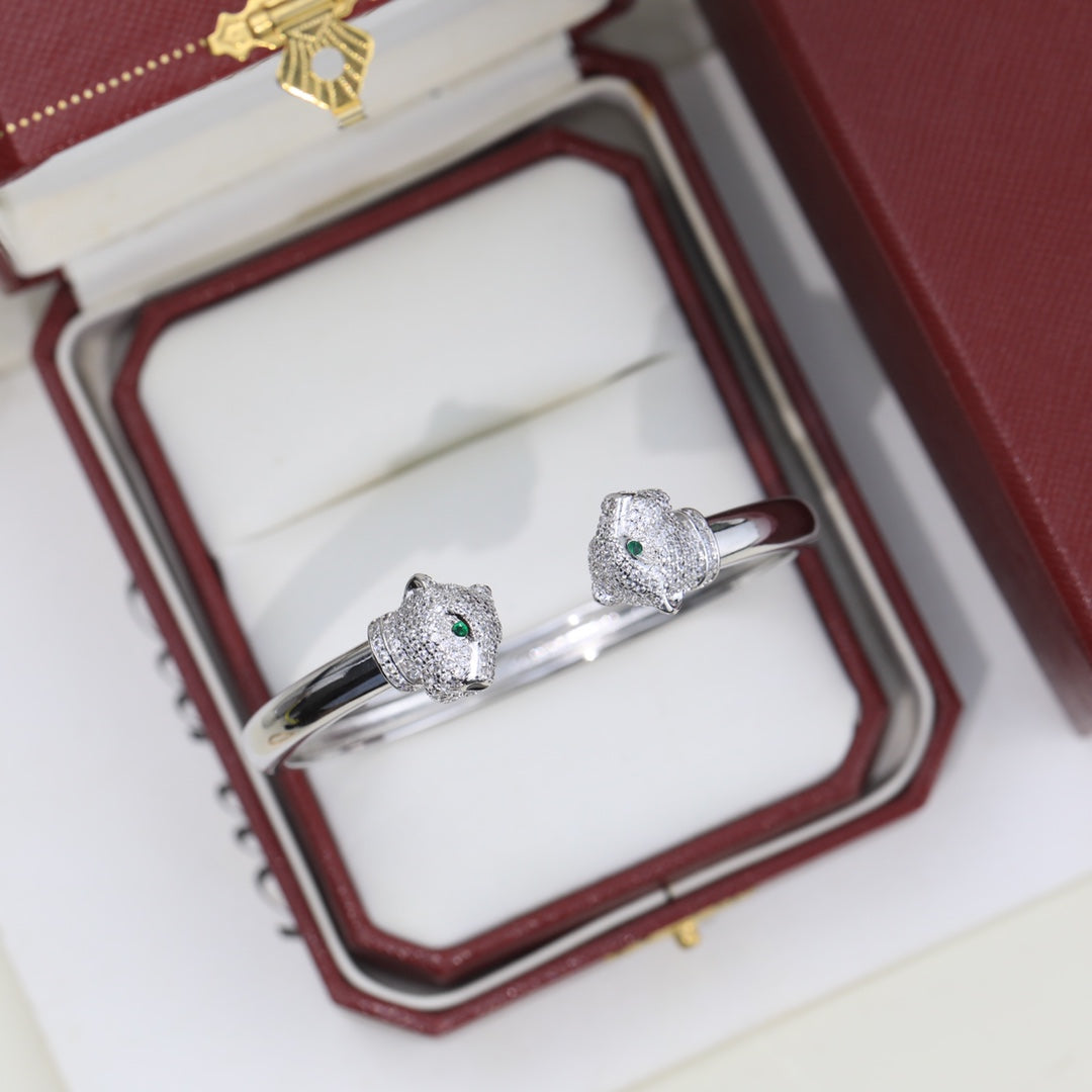 Pnstime Two Panthère De Bracelet Couple Women - Image 8