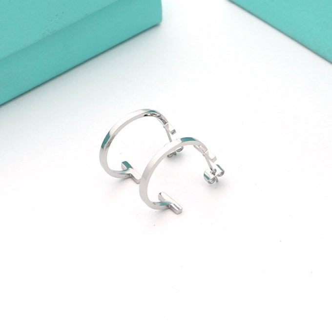 Pnstime T Hoop Earrings - Image 16