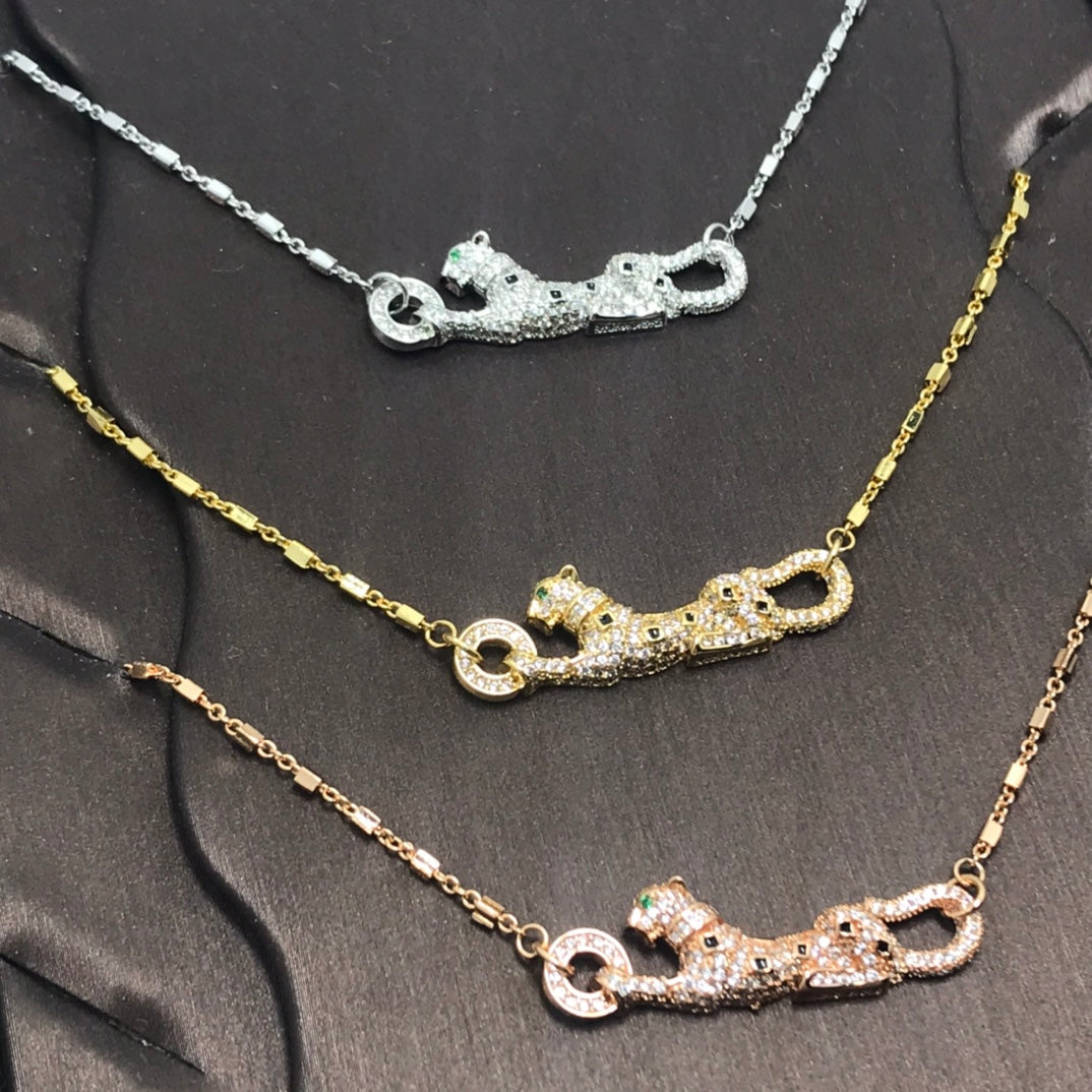 Pnstime Panthère De Diamond Necklace - Image 8