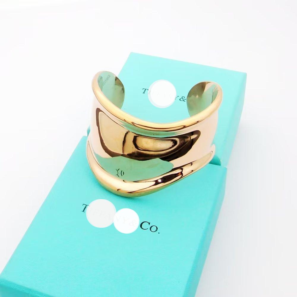 Pnstime Elsa Peretti Small Bone Cuff Bracelet - Image 5