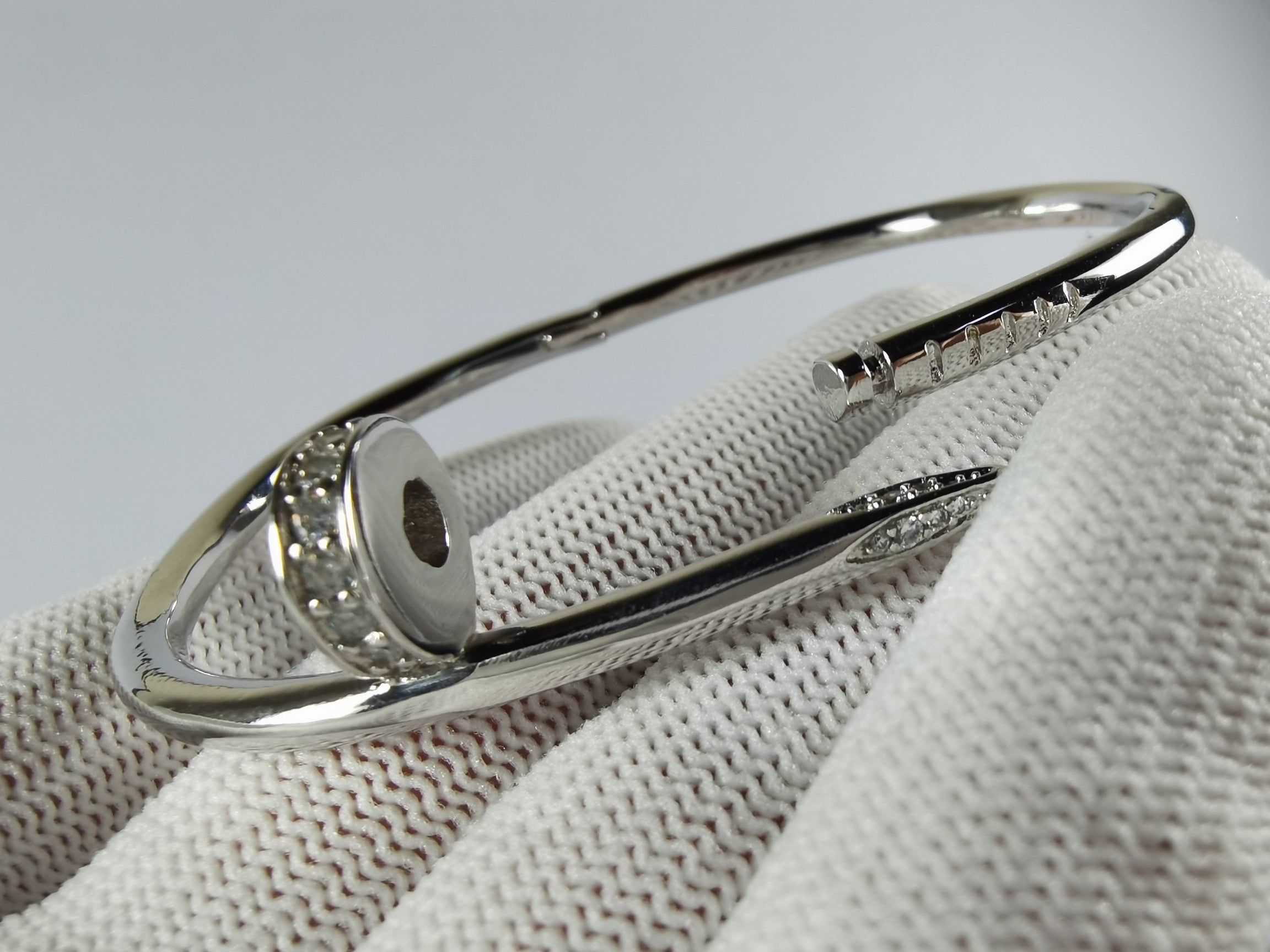 Pnstime Juste Un Clou Diamond 3.5mm Bracelet Elegant Unisex - Image 14