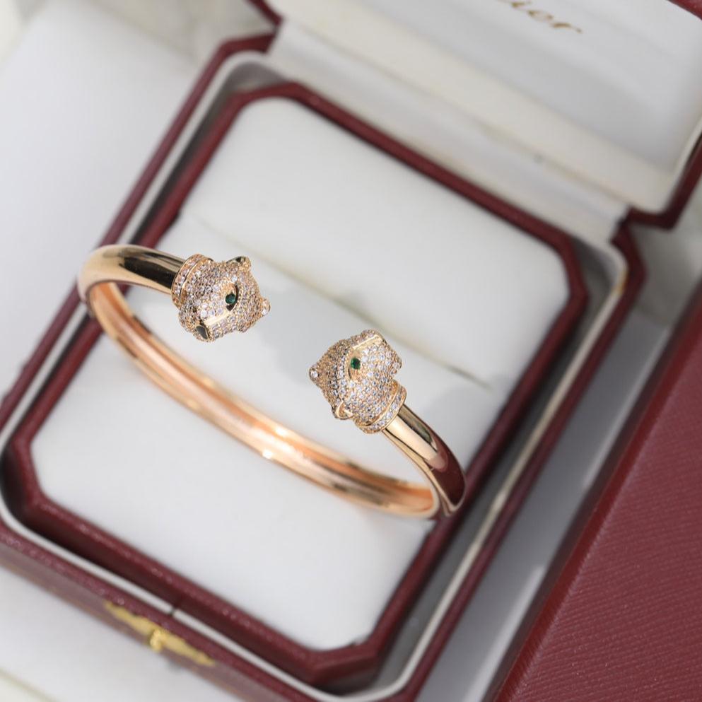 Pnstime Two Panthère De Bracelet Couple Women - Image 9