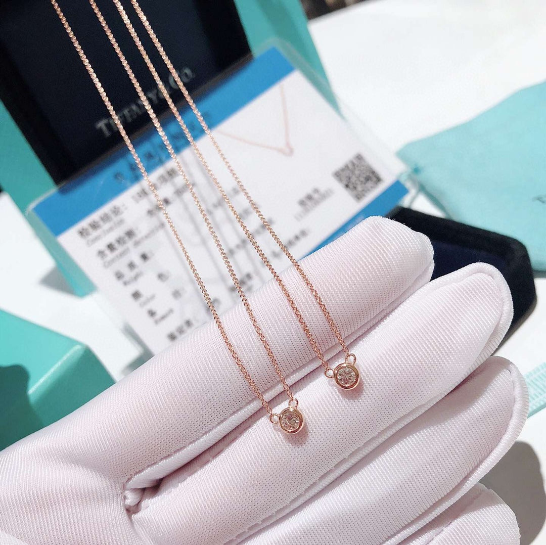 Pnstime Elsa Peretti Diamonds Necklace - Image 5