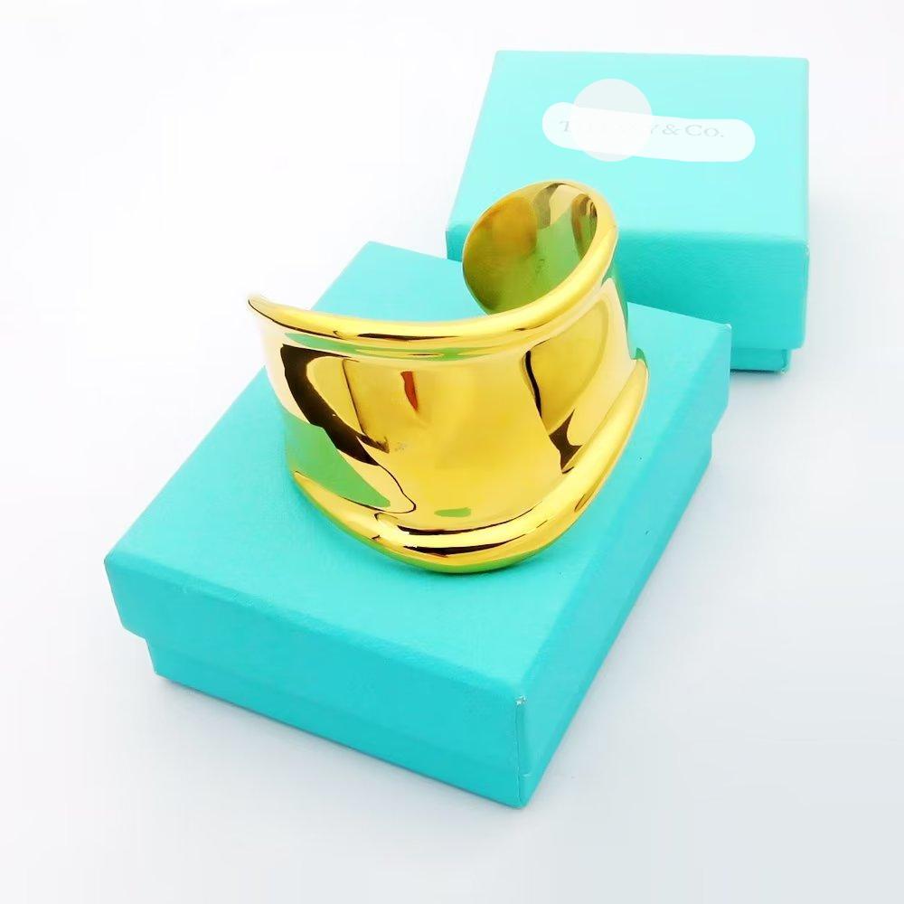 Pnstime Elsa Peretti Small Bone Cuff Bracelet - Image 3