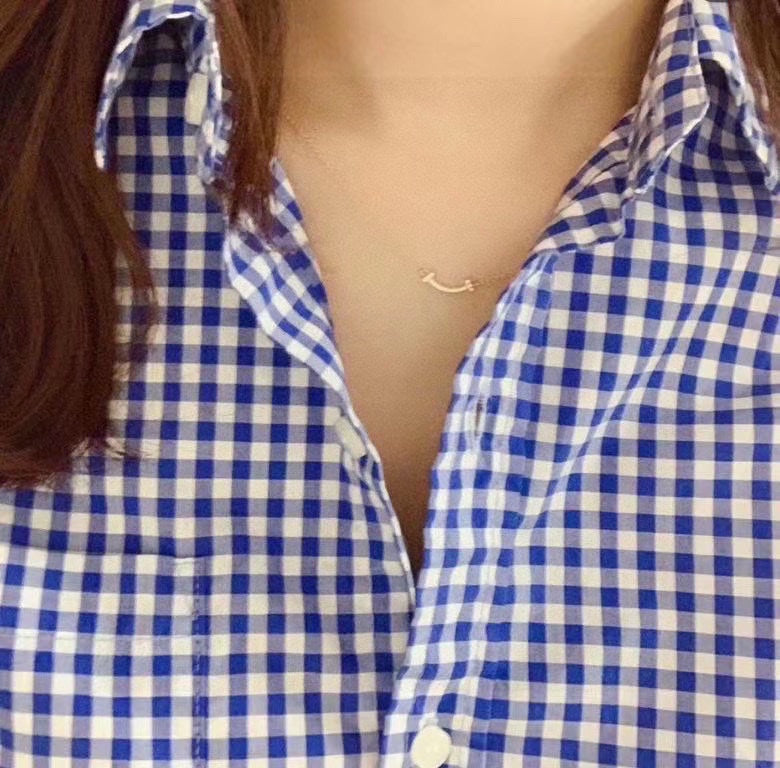 Pnstime T Small Diamond Pendant Necklace - Image 8