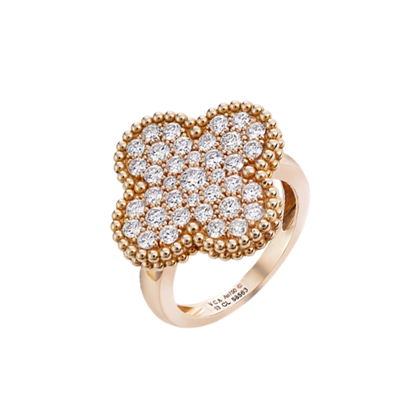 Pnstime Diamond Magic Alhambra Elegant Ring - Image 2