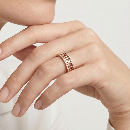 Atlas Roman Numeral Ring