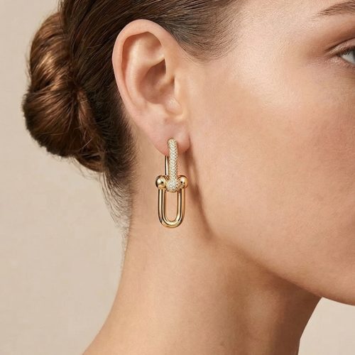 HardWear Large Link Pavé Earrings