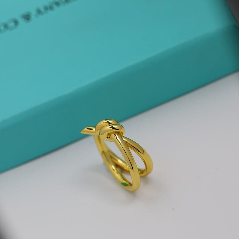 Knot Double Band Ring - Image 6