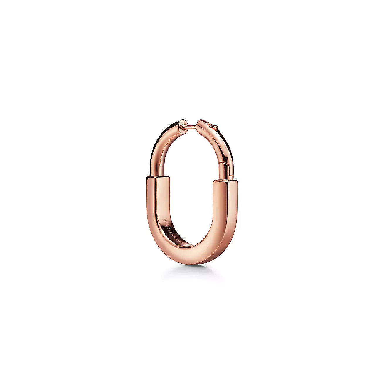 Lock Hoop Earrings Rose Edition - Image 5