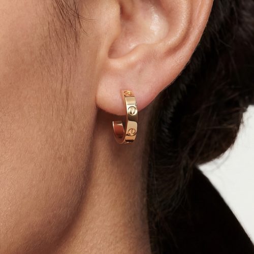 Love Hoop Earrings 2.65mm