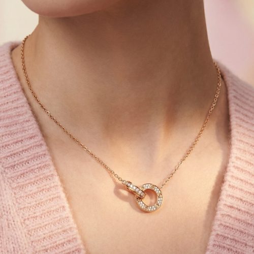 Love Pavé Necklace