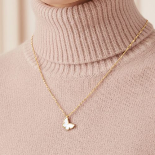 Magic Alhambra Sweet Butterfly Necklace