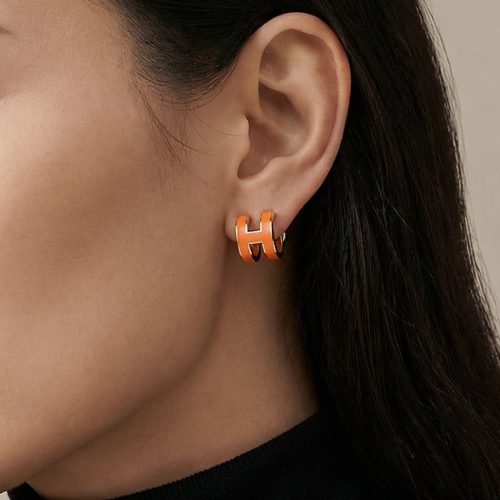 Mini Pop H Hoop Earrings