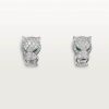 18k Panthère De Diamond Earrings