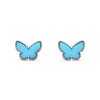 18k Sweet Alhambra Butterfly Stud Earrings