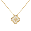 18K Sweet Alhambra Diamond Necklace