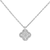 18K Sweet Alhambra Diamond Necklace
