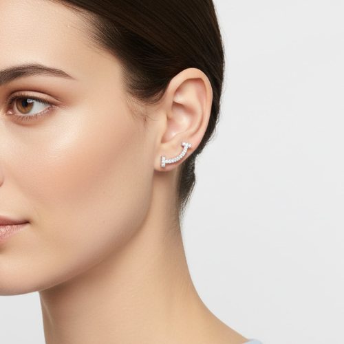 T Smile Earrings