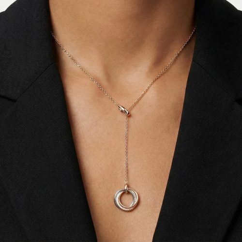 Trinity Circles Pendant Necklace