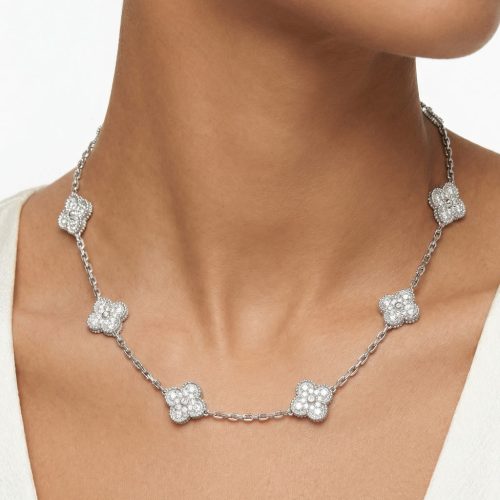 Vintage Alhambra 10 Motifs Necklace