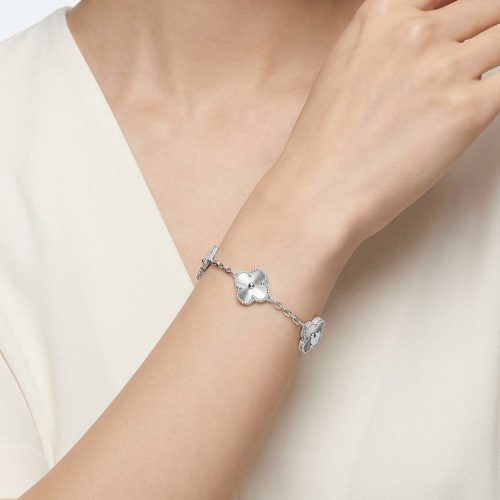 Vintage Alhambra Clover Bracelet With Five Motifs