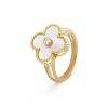 18K Vintage Alhambra Pearl Ring